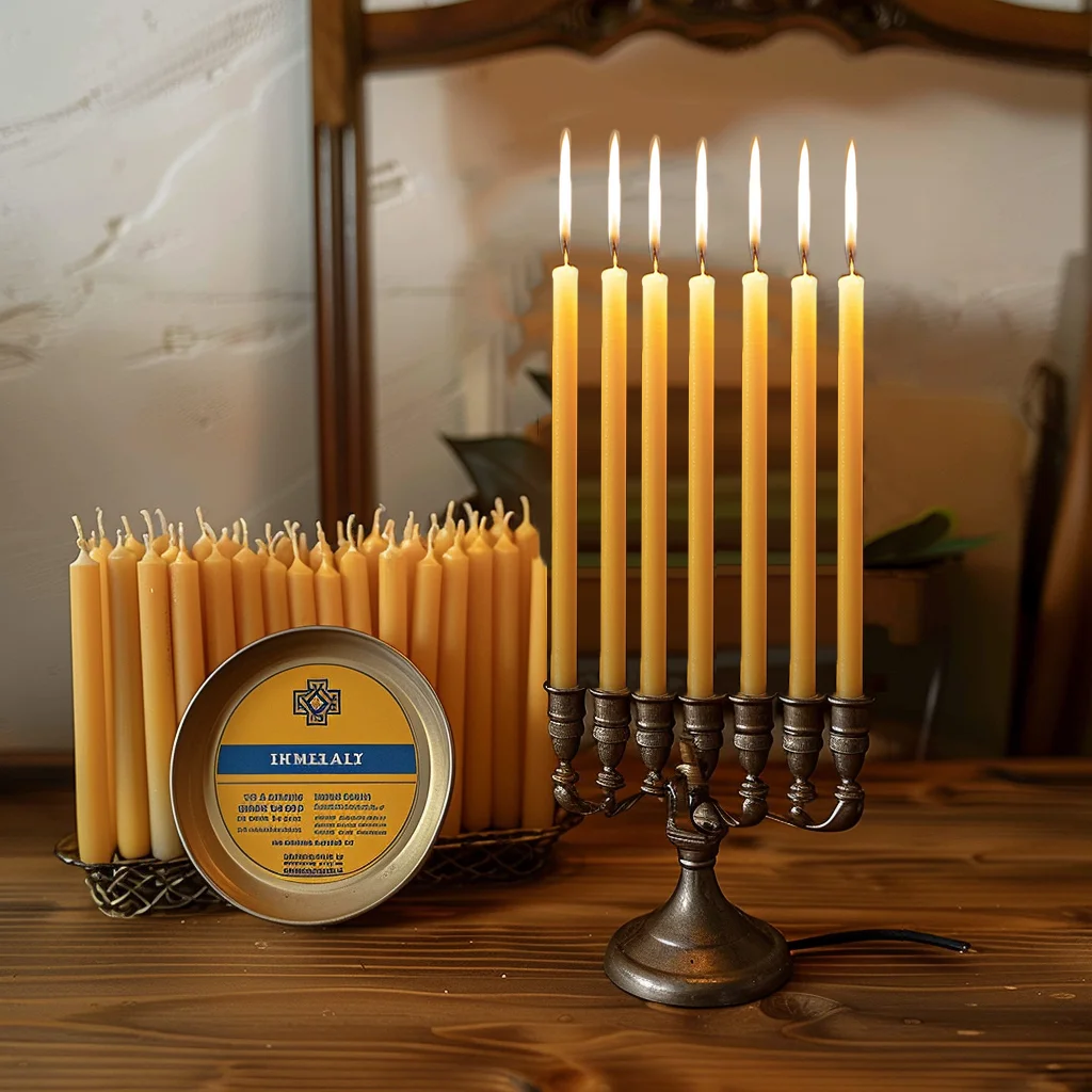 25 PCS/1 PACK Hanukkah เทียนขี - Beeswax Wrap Reusable บทวิจารณ์และราคา