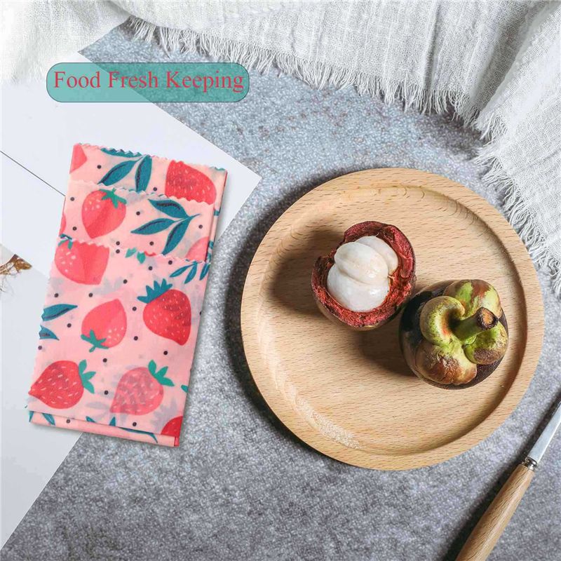 ผ้าห่ออาหารแบบใช้ซ้ำได้ B62B-4 - Beeswax Wrap Reusable บทวิจารณ์และราคา