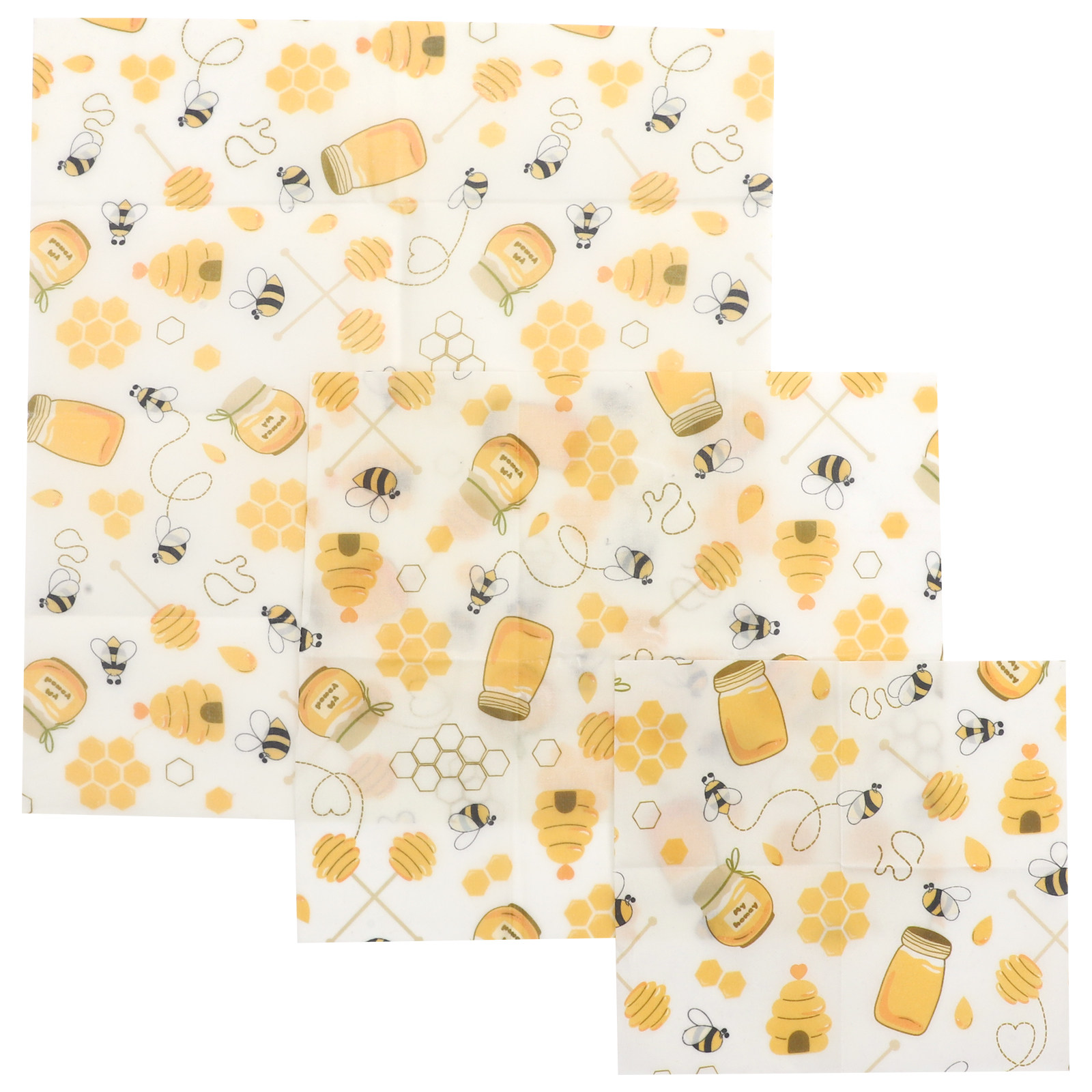 ผ้าห่ออาหารจากขี้ผึ้ง 3 ชิ้น ใ - Beeswax Wrap Reusable บทวิจารณ์และราคา